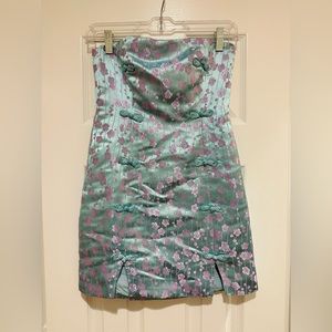 SAU LEE Jenny Dress in Blue New W/Out Tags